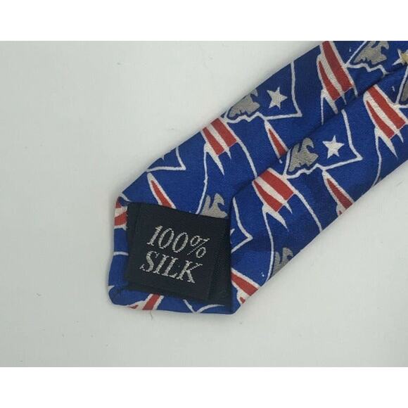 Vintage 90s Patriots Team NFL Tie - Picture 3 of 5